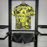 Kids Brazil Christ The Redeemer Yellow Concept Jersey - Concept Kits