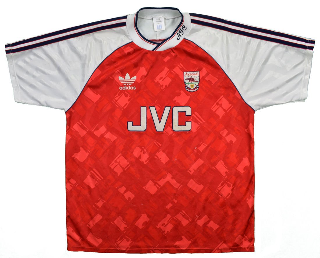 Arsenal 1990 Vintage Retro Home Jersey – Concept Kits