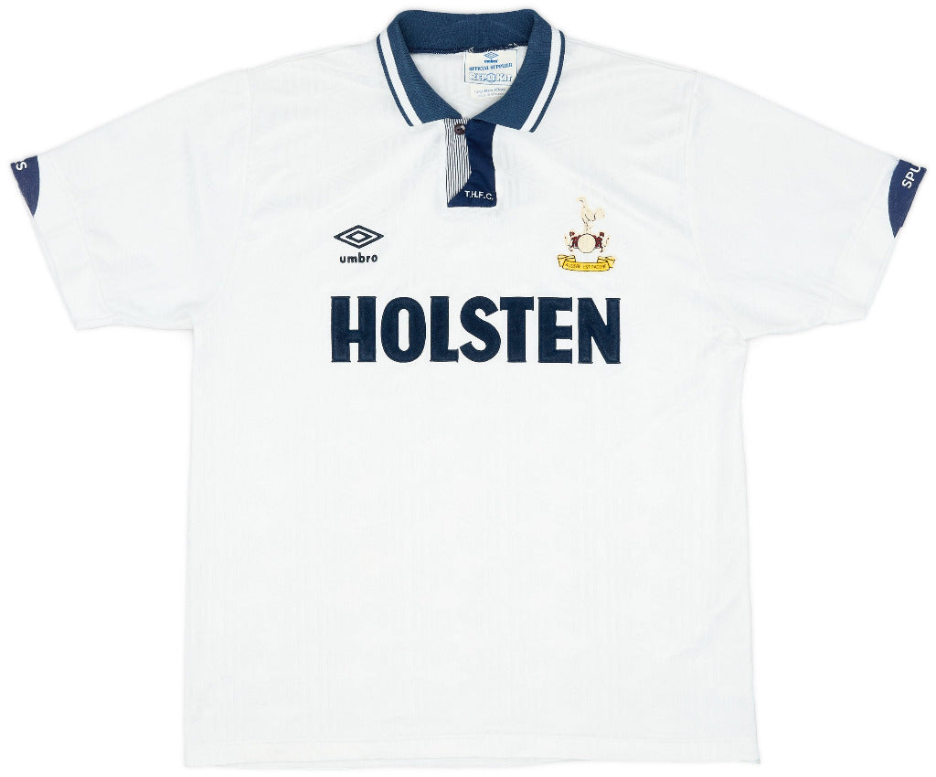 Tottenham Hotspur 1991/93 Vintage Retro Home Stadium Jersey - Concept Kits