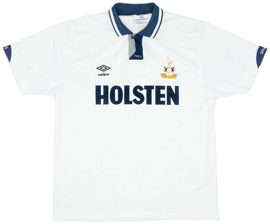 Tottenham Hotspur 1991-1993 Vintage Retro Home Jersey
