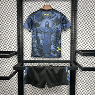Kids Brazil Christ The Redeemer Dark Blue Concept Jersey - Concept Kits