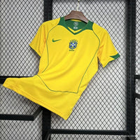 Brazil 2004 Retro Vintage Home Jersey - Concept Kits