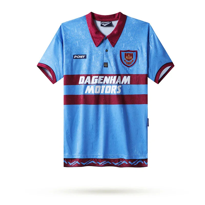 West Ham United 1995/97 Vintage Retro Away Jersey - Concept Kits
