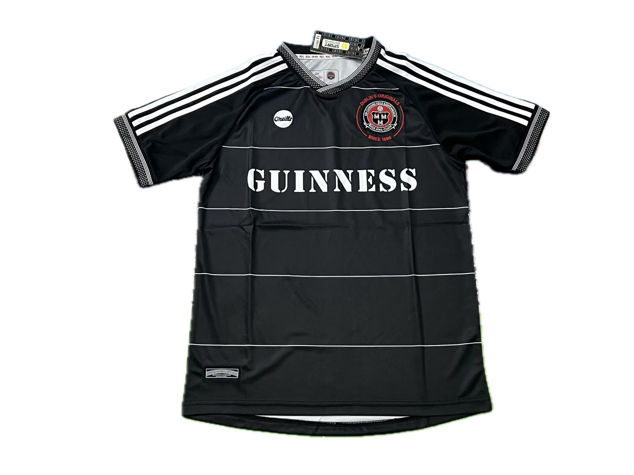 Bohemians x Guinness Retro Style Jersey (Black)