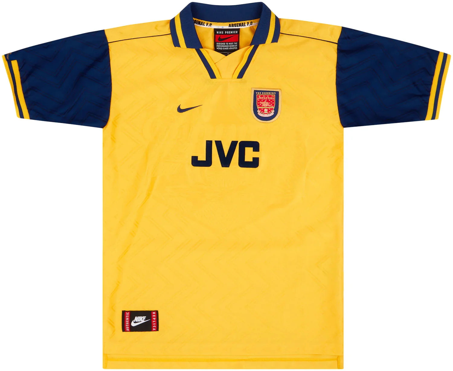 Arsenal 1996/97 Vintage Retro Away Jersey - Concept Kits