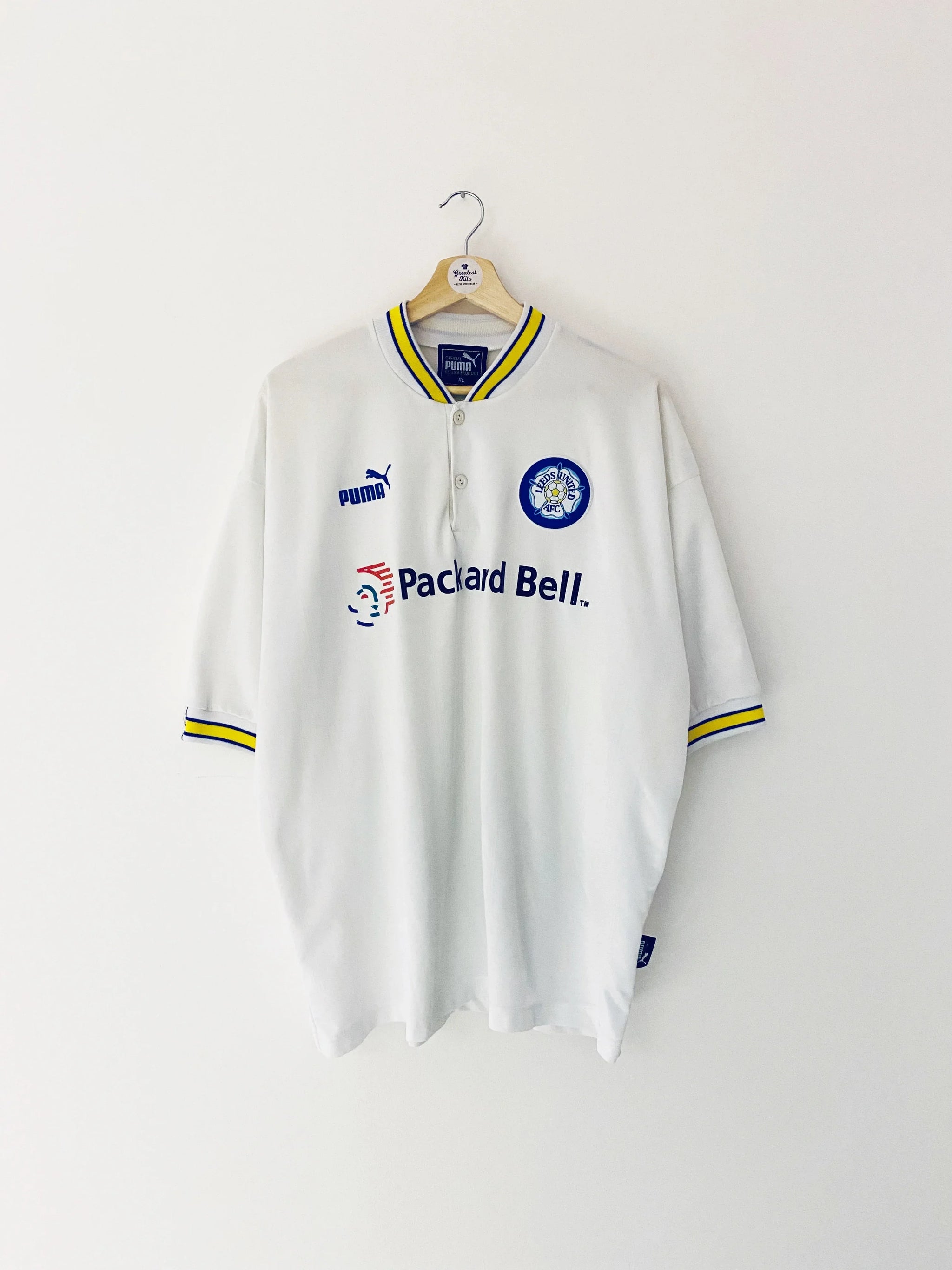 Leeds United 1996/98 Vintage Retro Home Jersey - Concept Kits