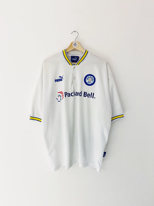 Leeds United 1996/98 Vintage Retro Home Jersey