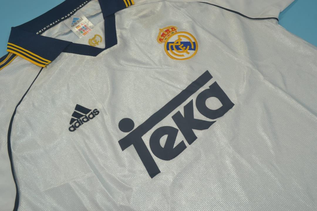 Real Madrid 1998/2000 Vintage Retro Home Jersey