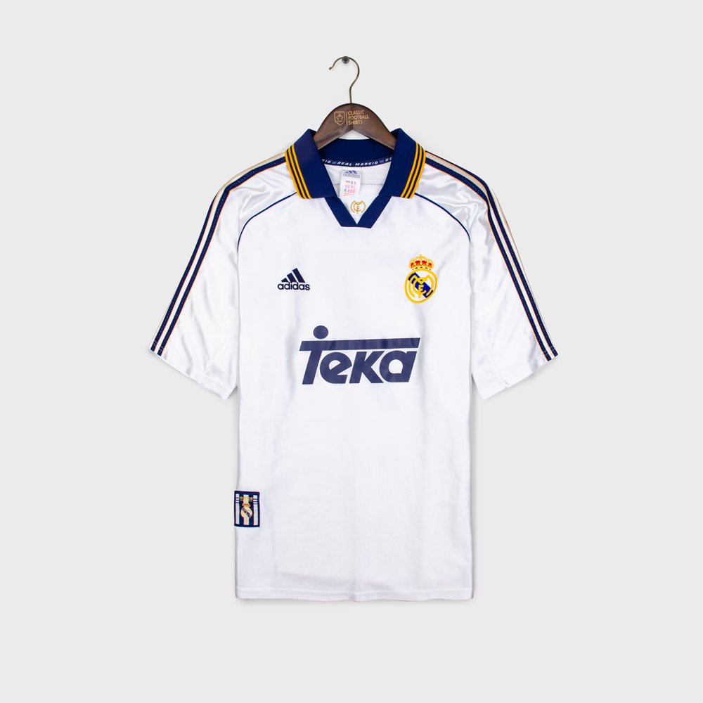 Real Madrid 1998/2000 Vintage Retro Home Jersey