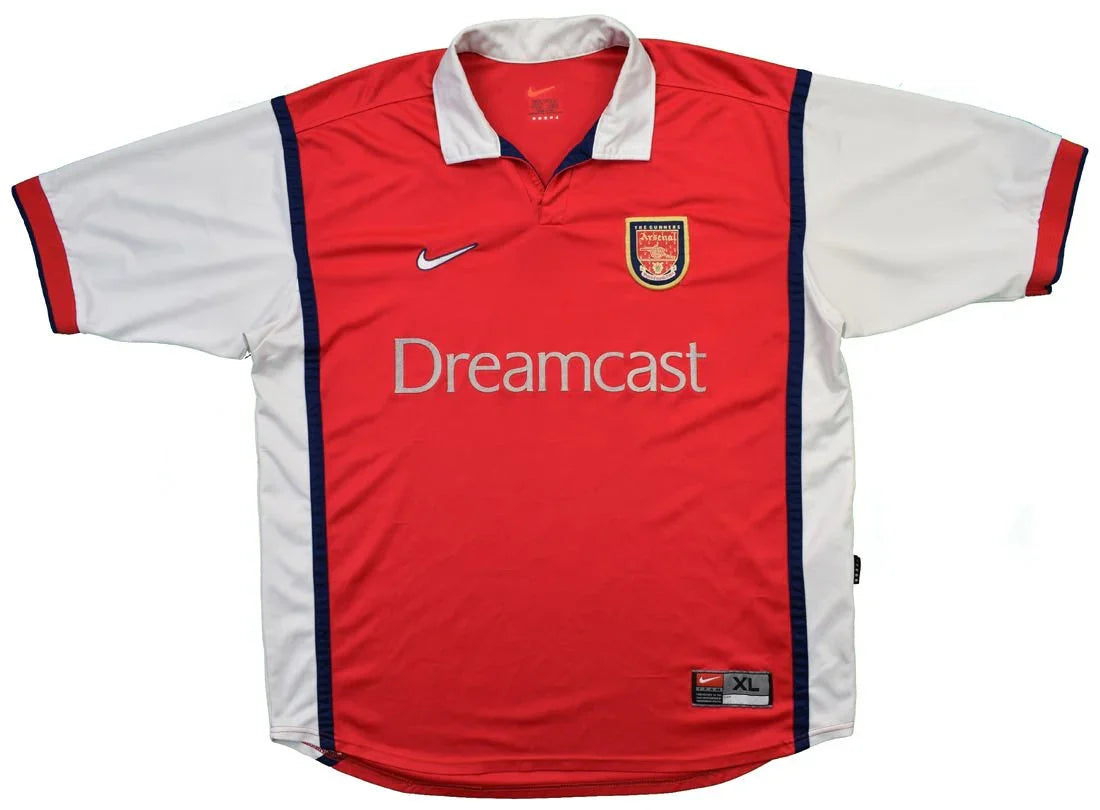 Arsenal 1999-00 Vintage Retro Home Jersey - Concept Kits