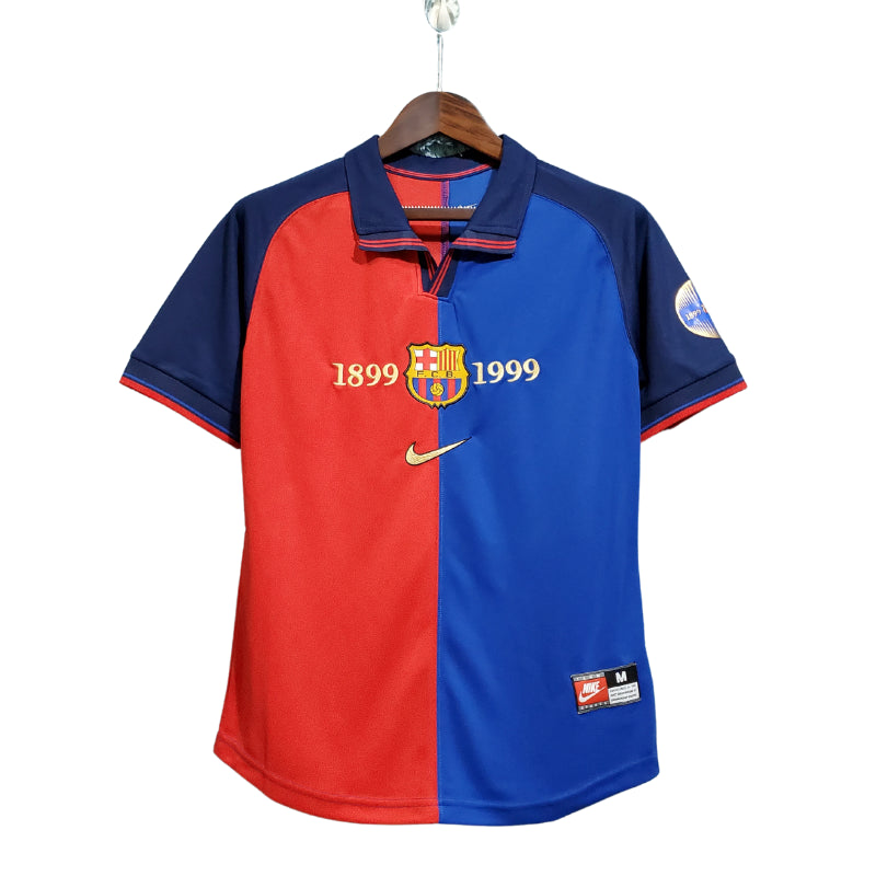 FC Barcelona 1999/2000 Vintage Retro Home Jersey - Concept Kits
