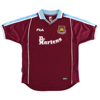 West Ham United 1999/01 Vintage Retro Home Jersey - Concept Kits