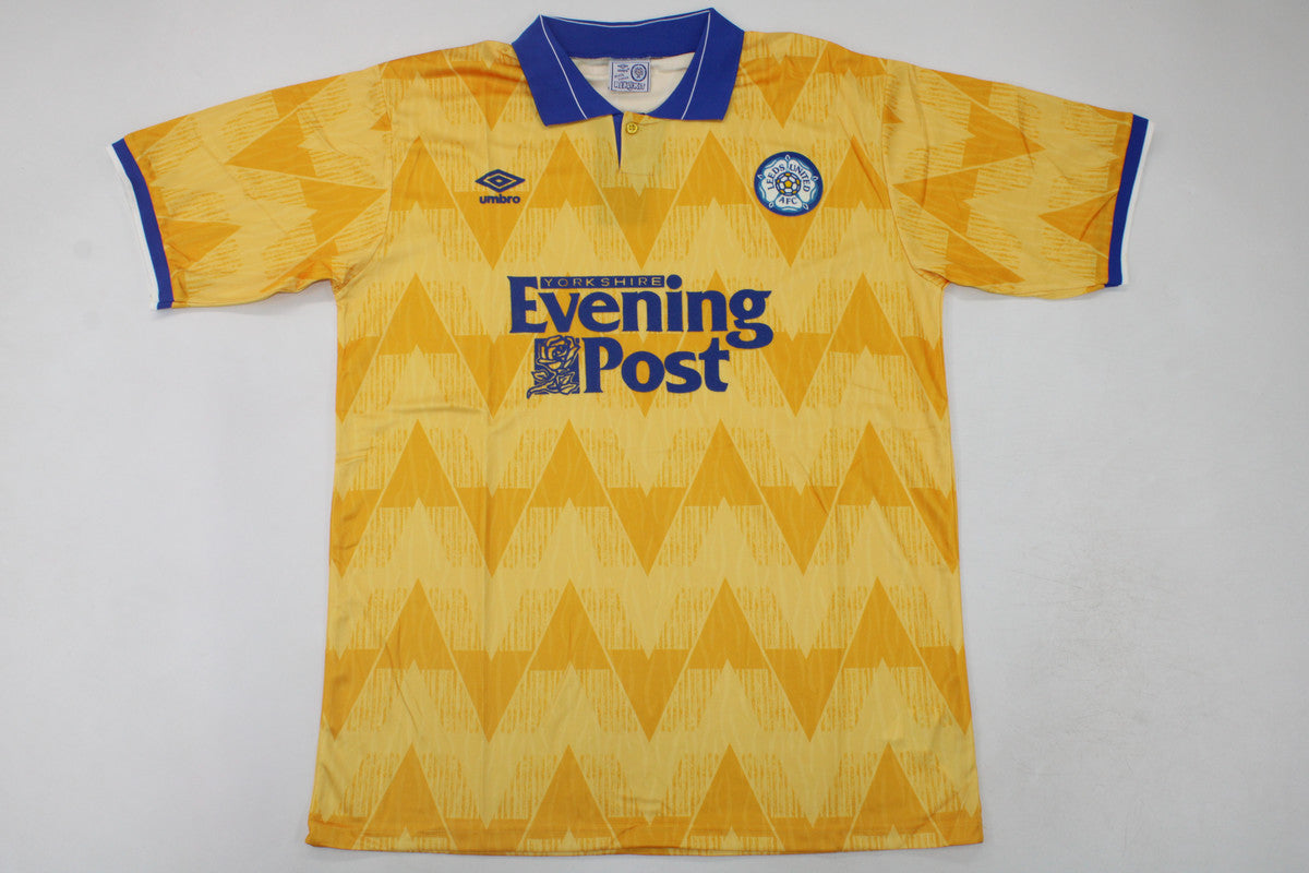 Leeds United 1991/92 Vintage Retro Away Jersey