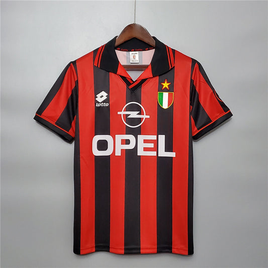 AC Milan 1996/97 Vintage Retro Home Jersey