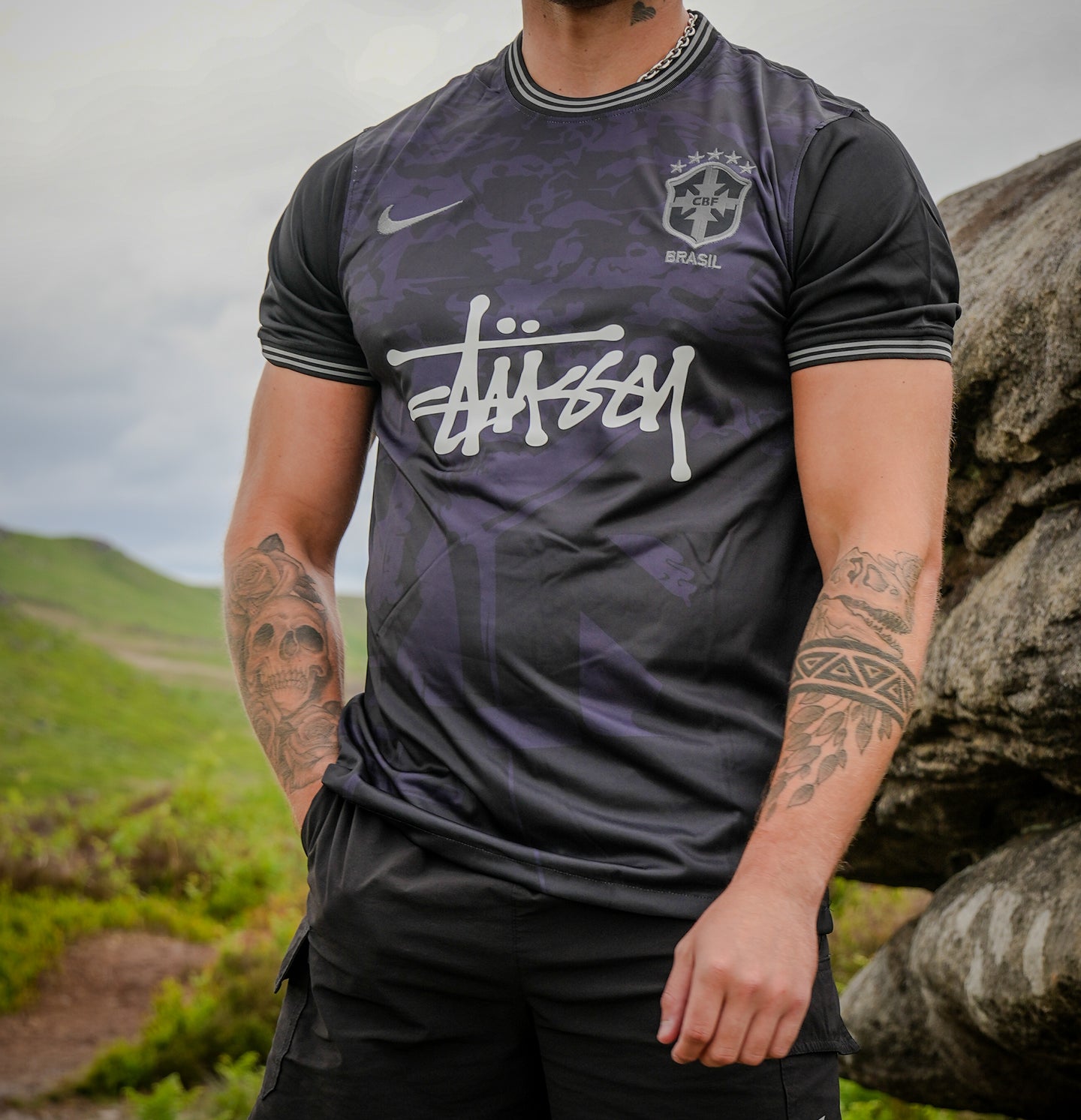 Brazil x Stussy Blackout Concept Jersey - Concept Kits