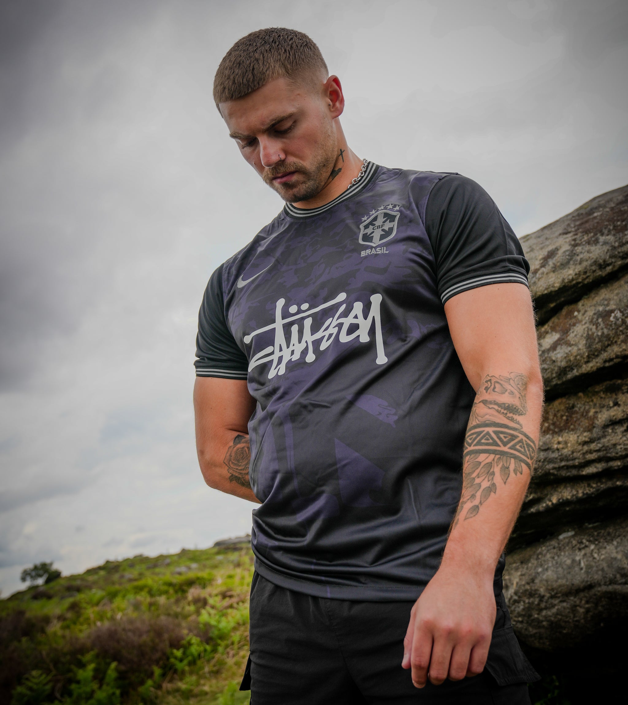 Brazil x Stussy Blackout Concept Jersey - Concept Kits
