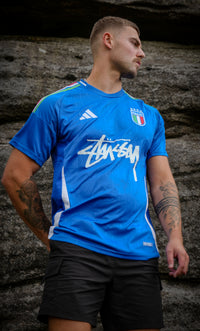 2024 Italy x Stussy Blue Concept Jersey - Concept Kits