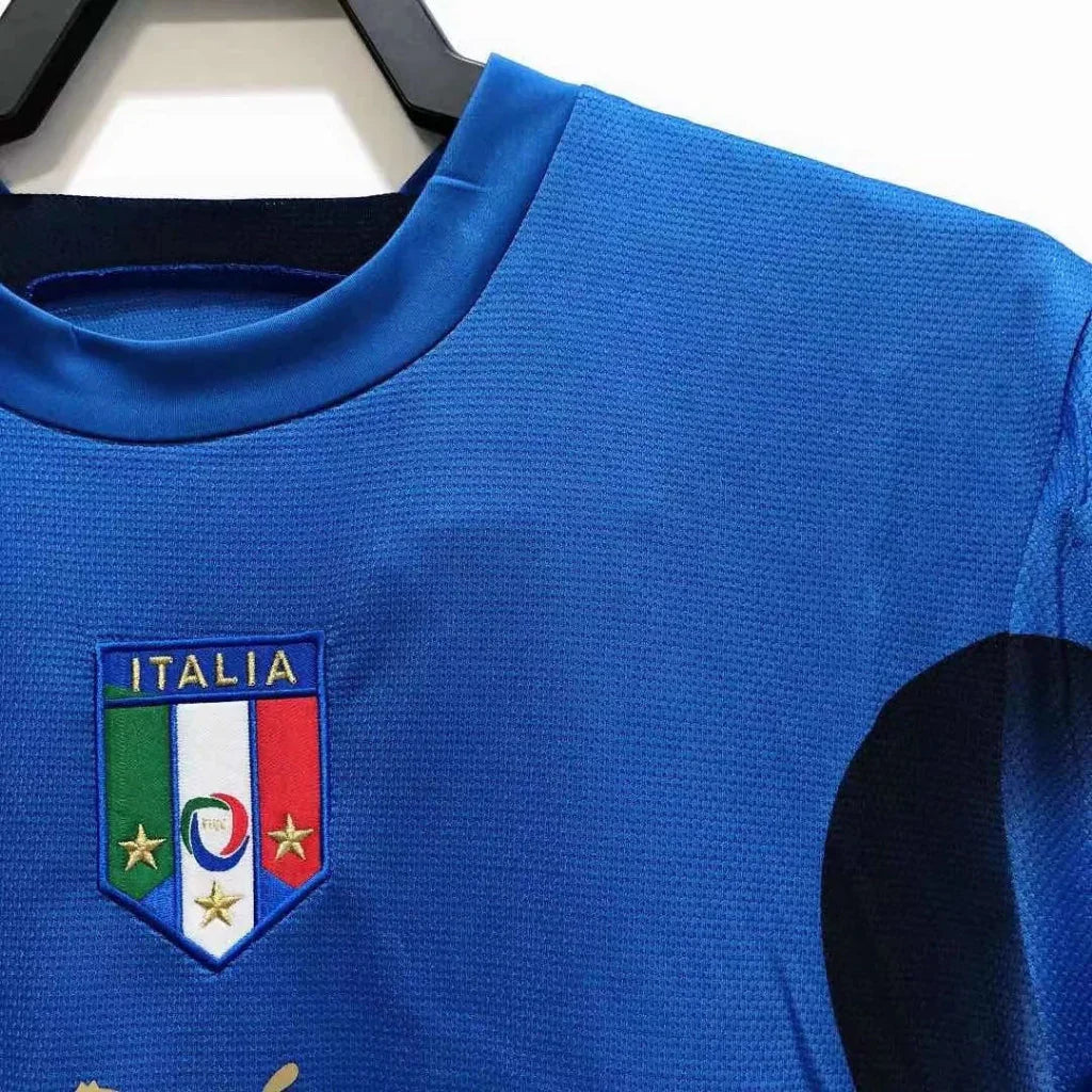 Italy 2006 Vintage Retro Home Jersey