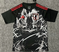 Japan 25/26 Black Super Saiyajin Vegeta Anime Special Jersey