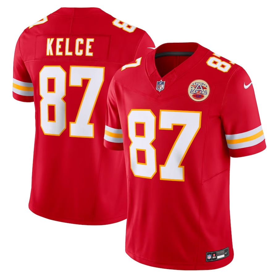 Kansas City Chiefs 2023 Kelce #87 Red Jersey