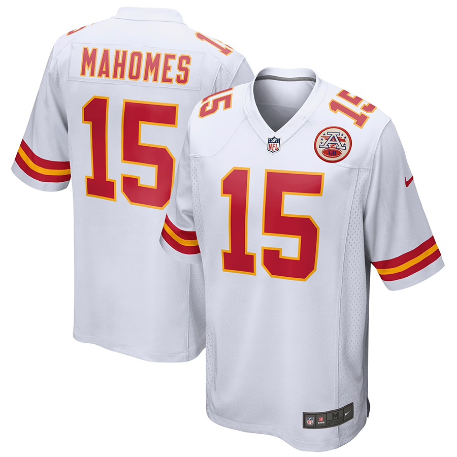 Kansas City Chiefs 2023 Mahomes #15 White Jersey - Concept Kits