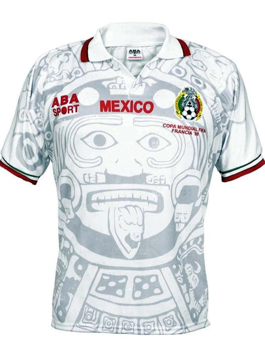 Mexico 1998 Vintage Retro Away Jersey