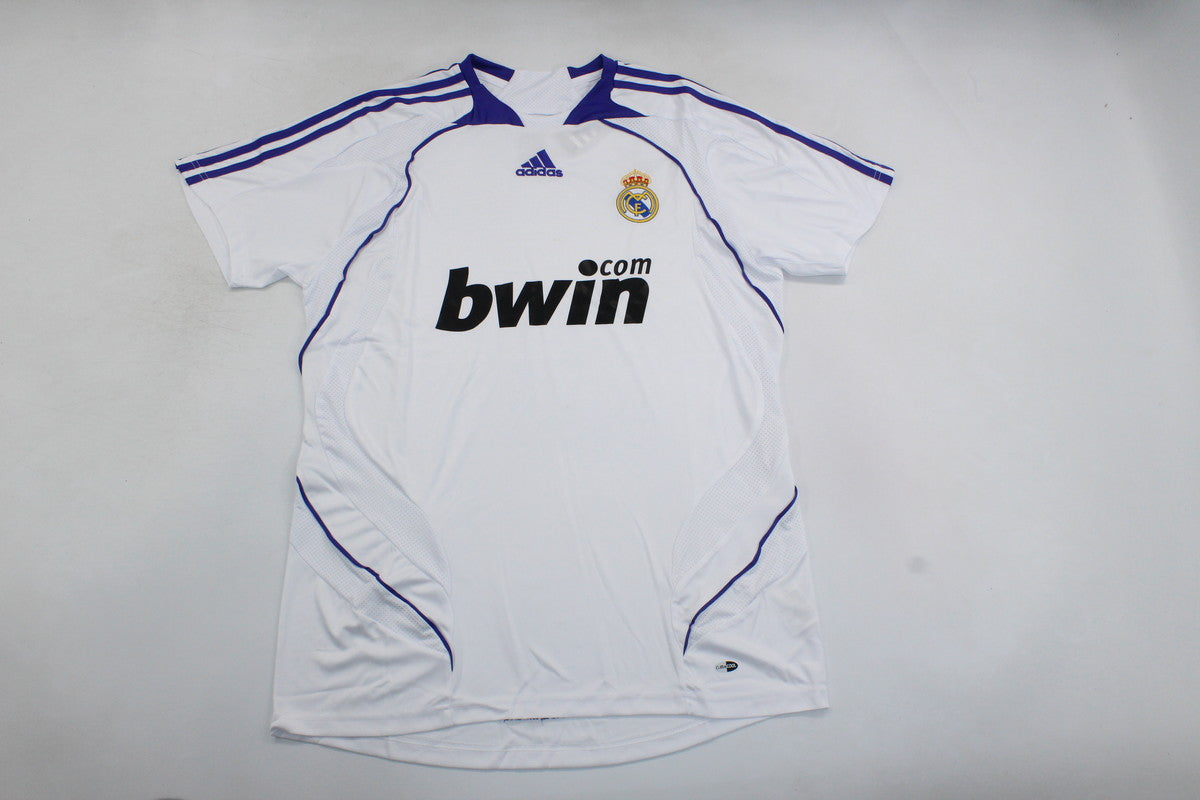 Real Madrid 2007/2008 Vintage Retro Home Jersey