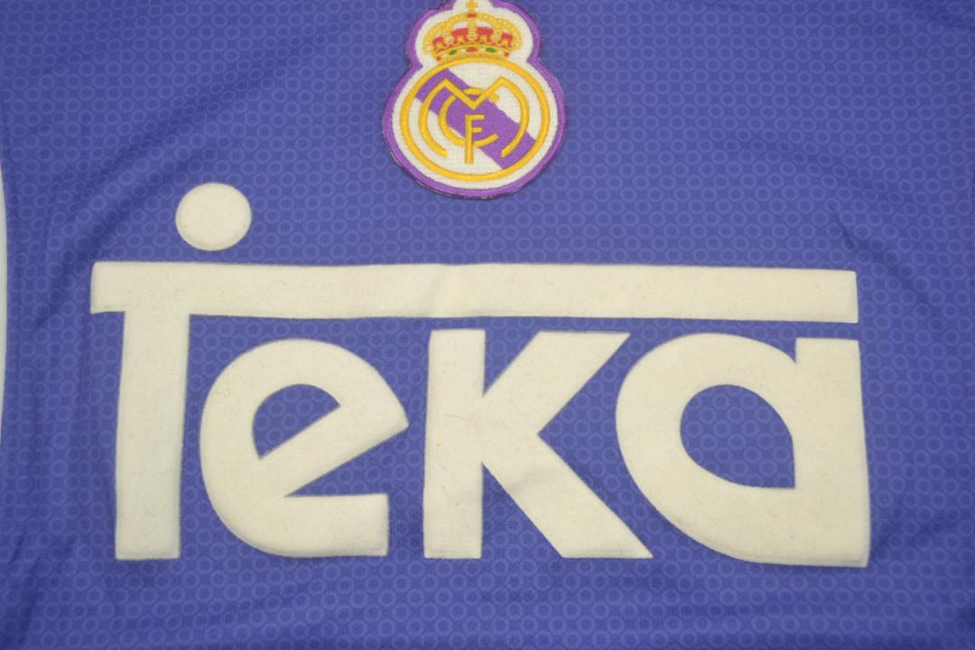 Real Madrid 1997/1998 Vintage Retro Away Jersey