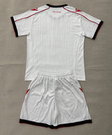 Aberdeen 26/27 White/Black/Red Trim Away Kids Jersey Set