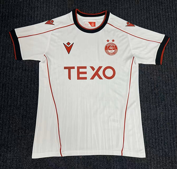 Aberdeen 26/27 White/Red/Black Trim Away Jersey
