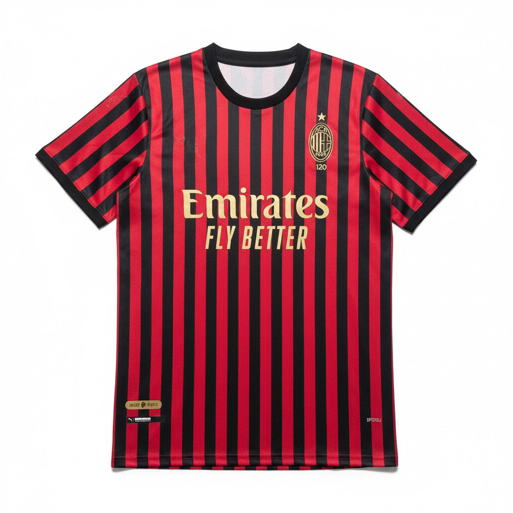 AC Milan 1899/2019 120th Anniversary Edition Home Jersey