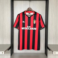 AC Milan 1988/89 Vintage Retro Red/Black Home Jersey