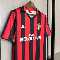 AC Milan 1988/89 Vintage Retro Red/Black Home Jersey