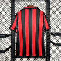 AC Milan 1988/89 Vintage Retro Red/Black Home Jersey