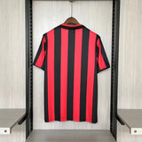 AC Milan 1988/89 Vintage Retro Red/Black Home Jersey