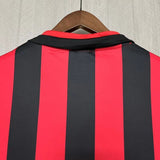 AC Milan 1988/89 Vintage Retro Red/Black Home Jersey