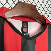 AC Milan 1988/89 Vintage Retro Red/Black Home Jersey
