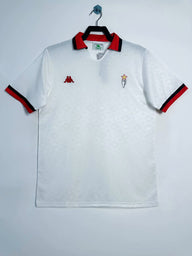 AC Milan 1989/90 Retro White/Red Away Jersey