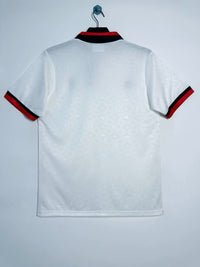 AC Milan 1989/90 Retro White/Red Away Jersey