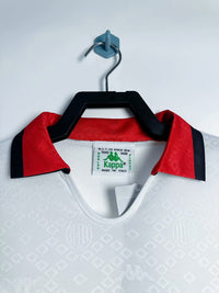 AC Milan 1989/90 Retro White/Red Away Jersey