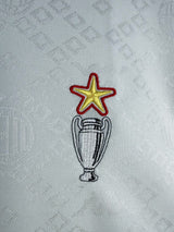 AC Milan 1989/90 Retro White/Red Away Jersey