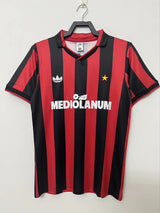 AC Milan 1990/91 Retro Red/Black Home Jersey