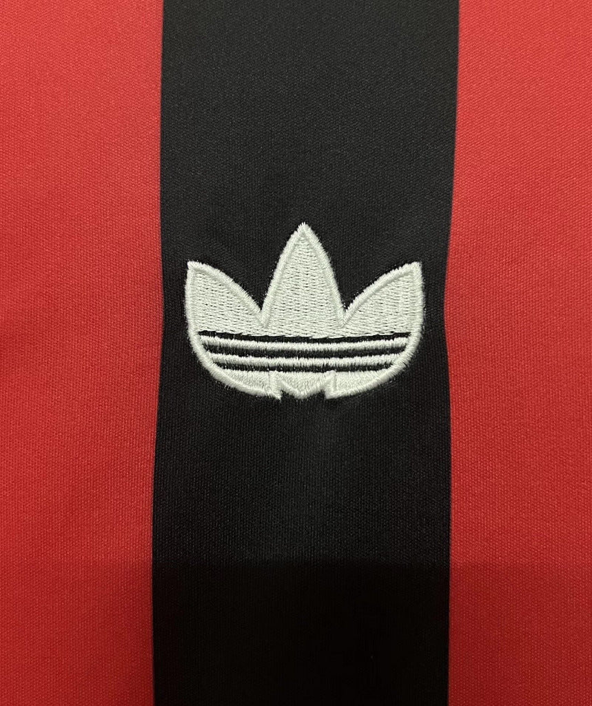 AC Milan 1990/91 Retro Red/Black Home Jersey