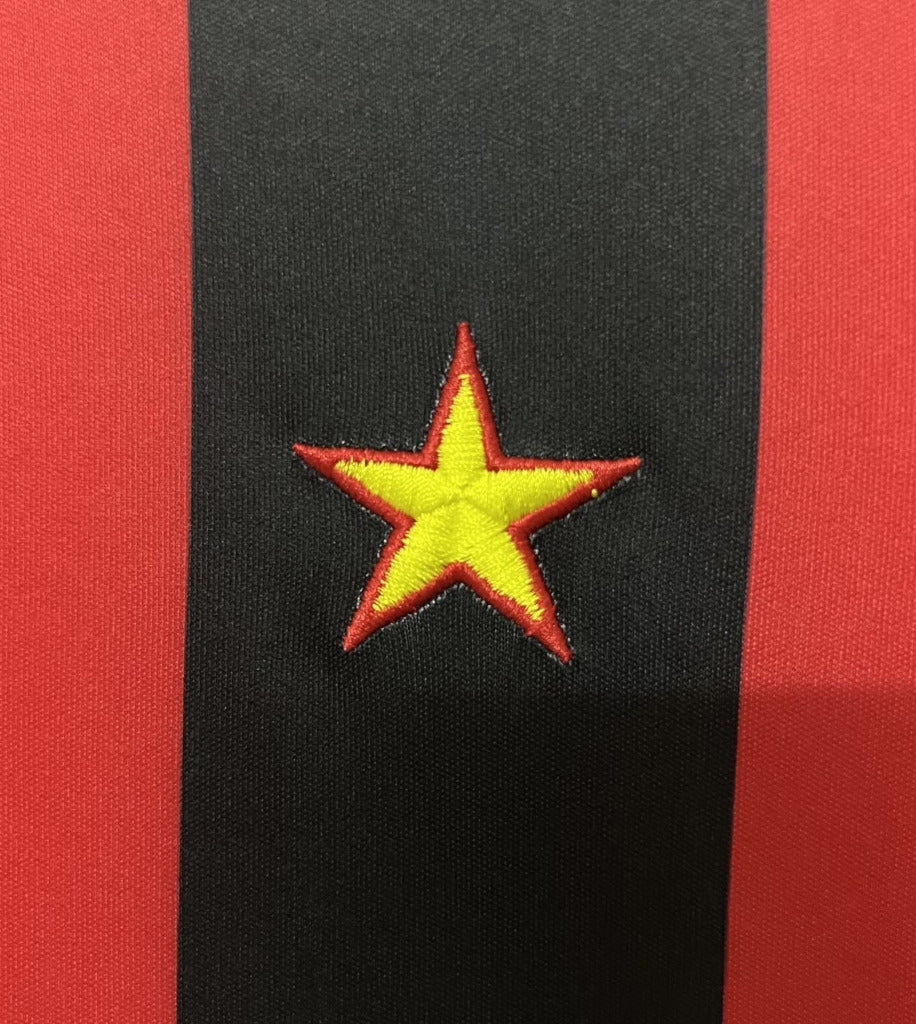 AC Milan 1990/91 Retro Red/Black Home Jersey