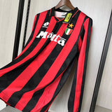 AC Milan 1993/94 Vintage Retro Home Long Sleeve Jersey