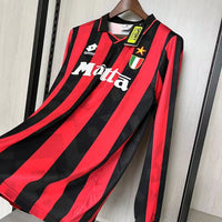 AC Milan 1993/94 Vintage Retro Home Long Sleeve Jersey