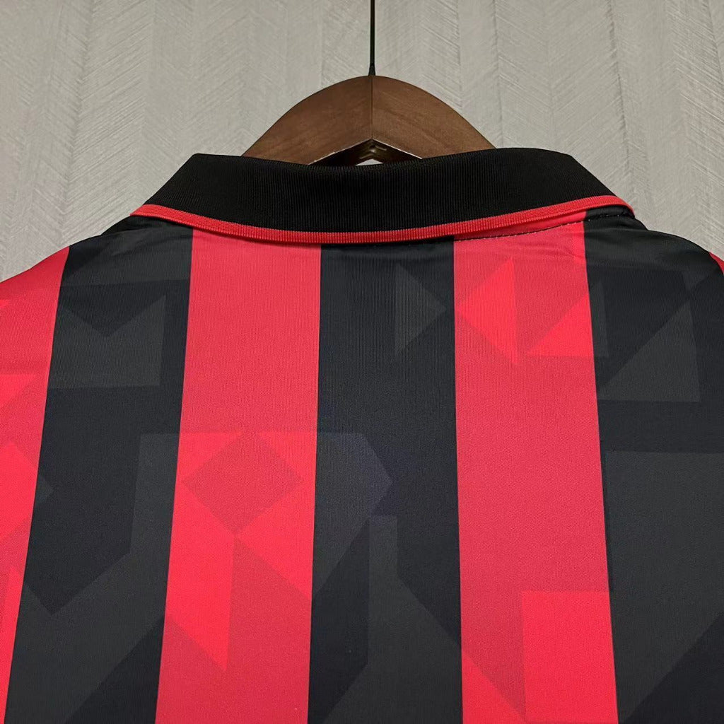 AC Milan 1993/94 Vintage Retro Home Long Sleeve Jersey