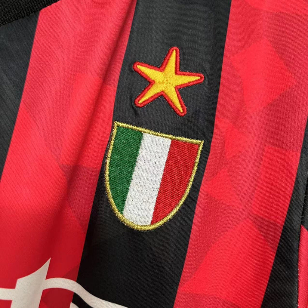 AC Milan 1993/94 Vintage Retro Home Long Sleeve Jersey