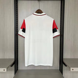 AC Milan 1994/95 Vintage Retro White/Red Away Jersey