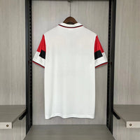 AC Milan 1994/95 Vintage Retro White/Red Away Jersey
